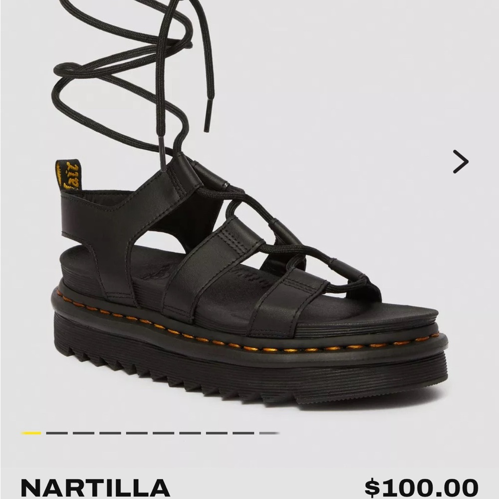 Dr. Martens Black Nartilla Sandals